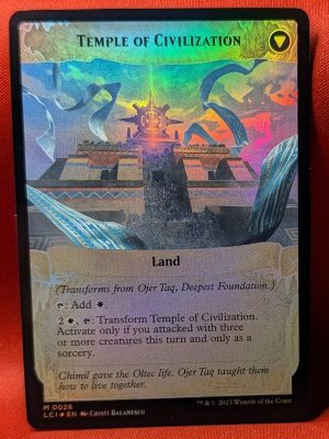 FOIL Ojer Taq, Deepest Foundation from The Lost Caverns of Ixalan Magic the Gathering Proxy