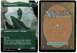 Old Gnawbone (Borderless) from Adventures in the Forgotten Realm Magic the Gathering Proxy