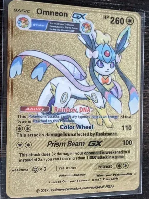 GOLD Omneon GX metal collector's Replica