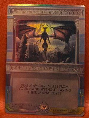 FOIL Omniscience from Amonkhet Invocations Magic the Gathering Proxy