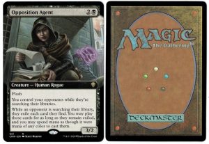 Opposition Agent (Extended Art) from Commander Legends Magic the Gathering Proxy