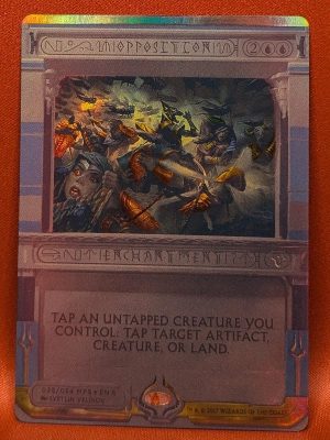 FOIL Opposition from Amonkhet Invocations Magic the Gathering Proxy