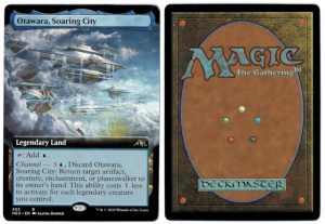 Otawara, Soaring City (Extended Art) from Kamigawa: Neon Dynasty  Magic the Gathering Proxy