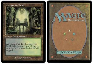 Overgrown Tomb (Retro Frame) from Ravnica Remastered Magic the Gathering Proxy
