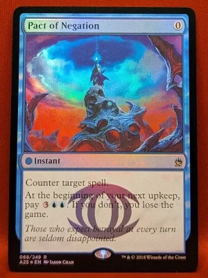 FOIL Pact of Negation from Masters 25 Magic the Gathering Proxy
