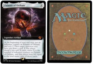 Palantir of Orthanc (Extended Art) from Universes Beyond: The Lord of the Rings: Tales of Middle-earth Magic the Gathering Proxy