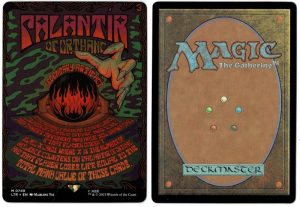 Palantir of Orthanc (Borderless Poster) from Universes Beyond: The Lord of the Rings: Tales of Middle-earth Magic the Gathering Proxy