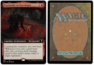 Passionate Archaeologist (Extended Art) from Commander Legends: Battle for Baldur's Gate Magic the Gathering Proxy
