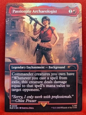 FOIL Passionate Archaeologist from Secret Lair Drop Series Magic the Gathering Proxy