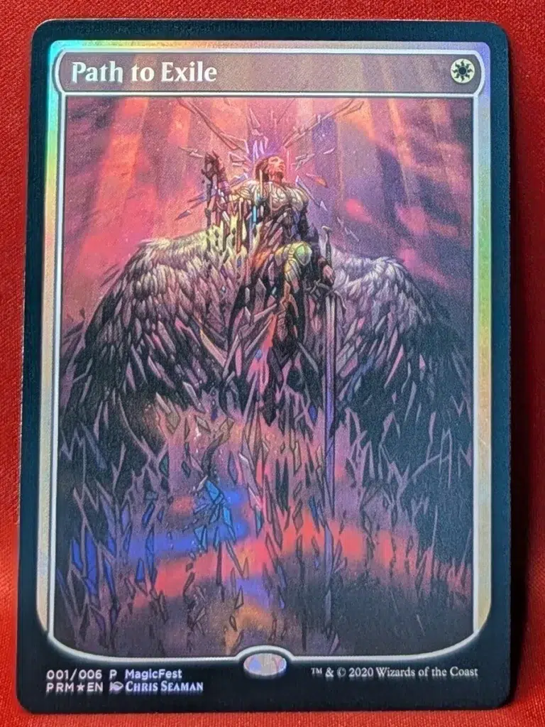 FOIL Path to Exile from MagicFest Cards Magic the Gathering Proxy
