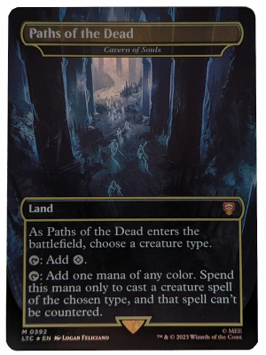 SURGE FOIL Paths of the Dead - Cavern of Souls from Commander: The Lord of the Rings: Tales of Middle-earth Proxy