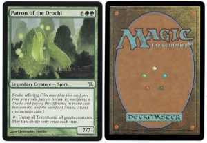 Patron of the Orochi from Betrayers of Kamigawa Magic the Gathering Proxy