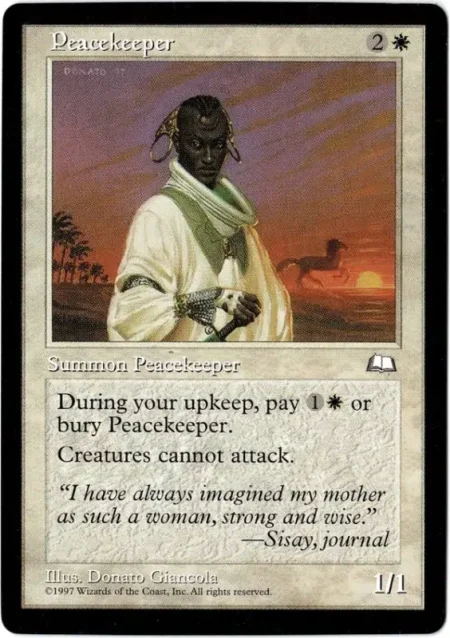 Peacekeeper 1 Magic the Gathering Proxy