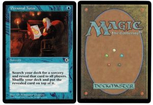 Personal Tutor from Portal Magic the Gathering Proxy