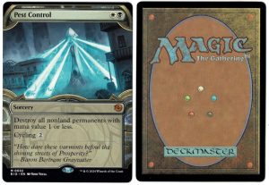 Pest Control (Showcase)	from Outlaws of Thunder Junction: The Big Score Magic the Gathering Proxy