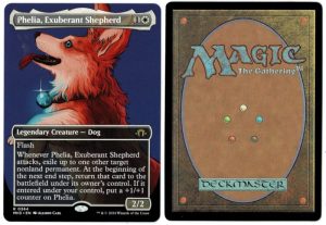 Phelia, Exuberant Shepherd (Borderless) from Modern Horizons 3 Magic the Gathering Proxy