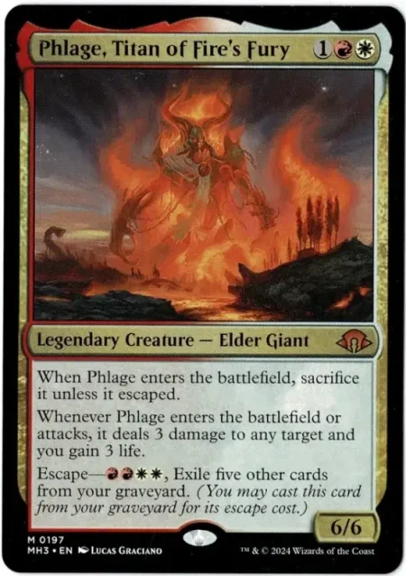 Phlage Titan Of Fires Fury Magic the Gathering Proxy