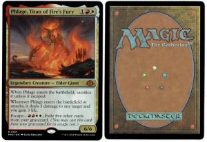 Phlage, Titan of Fire's Fury from Modern Horizons 3 Magic the Gathering Proxy