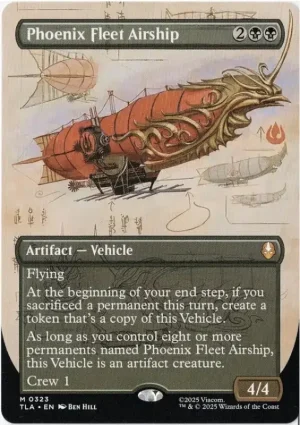 Phoenix Fleet Airship Magic the Gathering Proxy