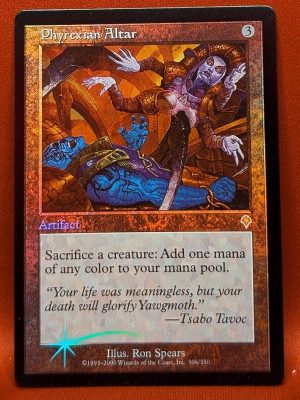 FOIL Phyrexian Altar from Invasion Magic the Gathering Proxy