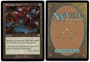 Phyrexian Altar from Invasion Magic the Gathering Proxy