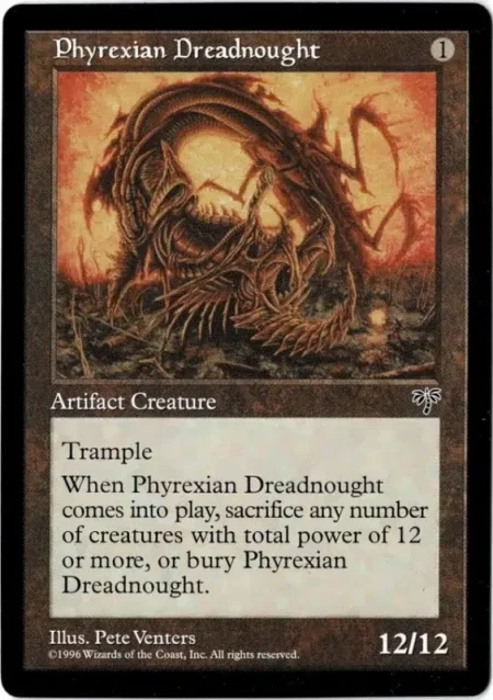 Phyrexian Dreadnaught Magic the Gathering Proxy