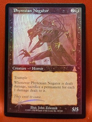 FOIL Phyrexian Negator from Urza’s Destiny Magic the Gathering Proxy