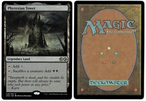Phyrexian Tower from Ultimate Masters Magic the Gathering Proxy