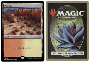 Plateau from 30th Anniversary Edition Magic the Gathering Proxy