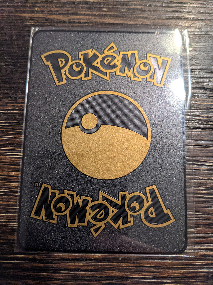 BLACK Charizard metal collector's Replica