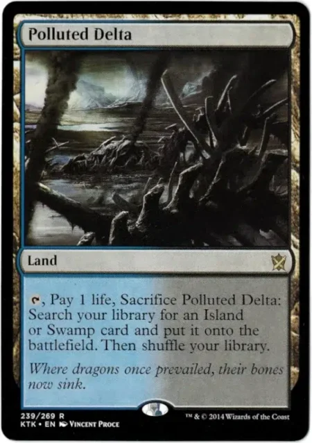 Polluted Delta Khans Magic the Gathering Proxy