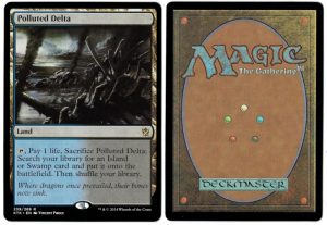 Polluted Delta from Khans of Tarkir Magic the Gathering Proxy