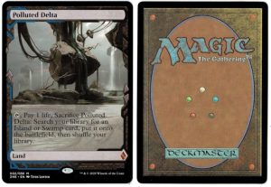 Polluted Delta from Zendikar Rising Expeditions Magic the Gathering Proxy