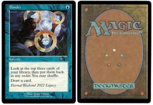 Ponder from Eternal Weekend Promo Magic the Gathering Proxy