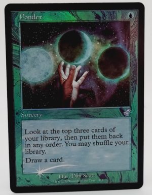 FOIL Ponder from Time Spiral Remastered Proxy