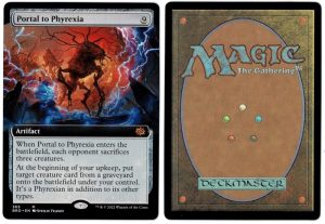 Portal to Phyrexia (Extended Art) from The Brothers' War Magic the Gathering Proxy