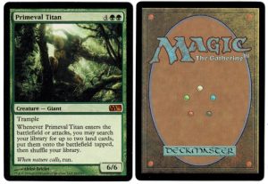 Primeval Titan from Magic 2011 Magic the Gathering Proxy