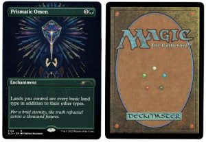 Prismatic Omen from Secret Lair Drop MTG Magic the Gathering Proxy Card Magic the Gathering Proxy