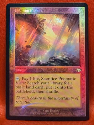 FOIL Prismatic Vista (Retro Frame) from Modern Horizons Magic the Gathering Proxy