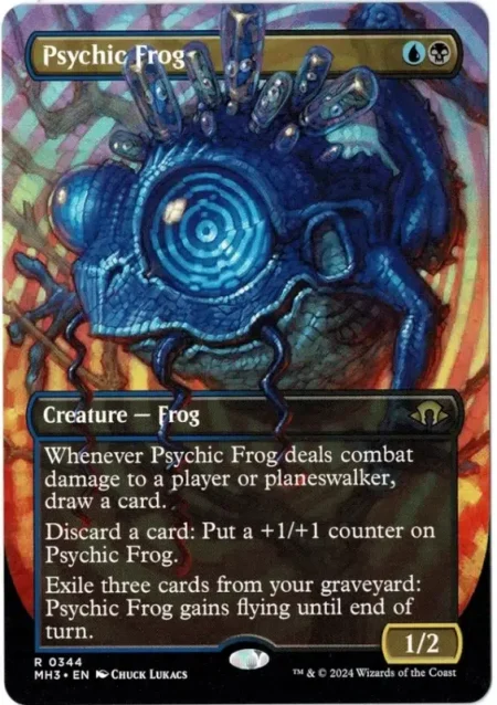 Psychic Frog Ext Magic the Gathering Proxy