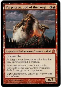 Purphoros God Of The Forge 1 Magic the Gathering Proxy