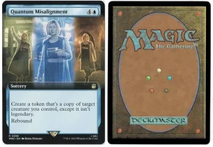 Quantum Misalignment (Extended Art) from Universes Beyond: Doctor Who Magic the Gathering Proxy