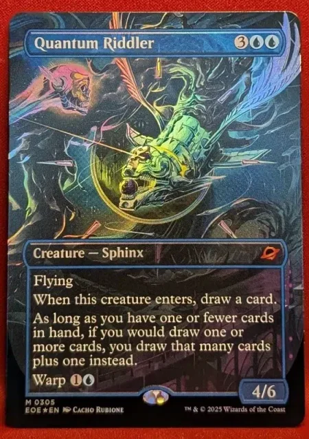Quantum Riddler Bord Foil Magic the Gathering Proxy