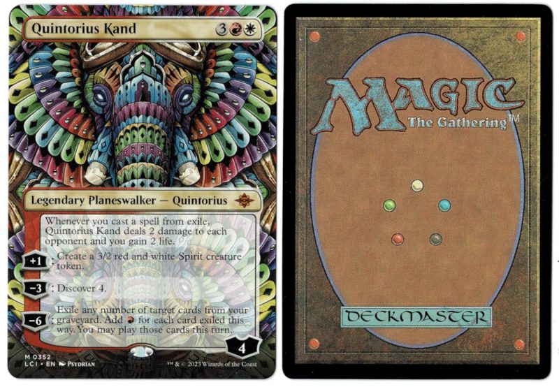 Quintorius Kand (0352) (Borderless) from The Lost Caverns of Ixalan Proxy