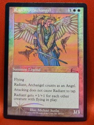 FOIL Radiant, Archangel from Urza’s Legacy Magic the Gathering Proxy