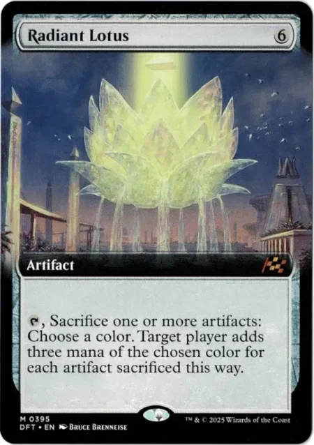 Radiant Lotus Ext Art Magic the Gathering Proxy