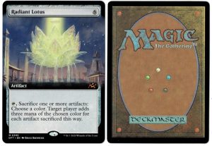 Radiant Lotus (Extended Art) from Aetherdrift Magic the Gathering Proxy
