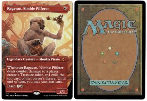Ragavan, Nimble Pilferer (Borderless) from Modern Horizons 2 Magic the Gathering Proxy
