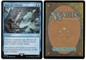 Raise the Palisade from Commander: The Lord of the Rings: Tales of Middle-earth Magic the Gathering Proxy