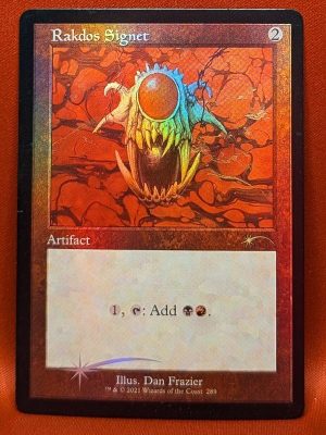 FOIL Rakdos Signet from Secret Lair Drop Series Magic the Gathering Proxy